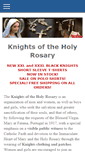 Mobile Screenshot of knightsoftheholyrosary.com